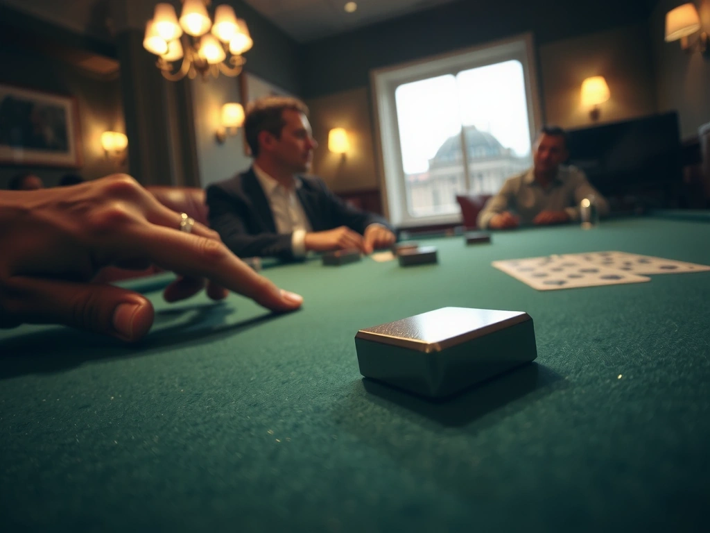 Détail table de poker